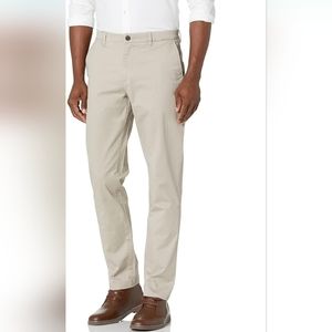 Goodthreads Men's Athletic-Fit Washed Comfort Stretch Chino Pants, Khaki, 36X32
